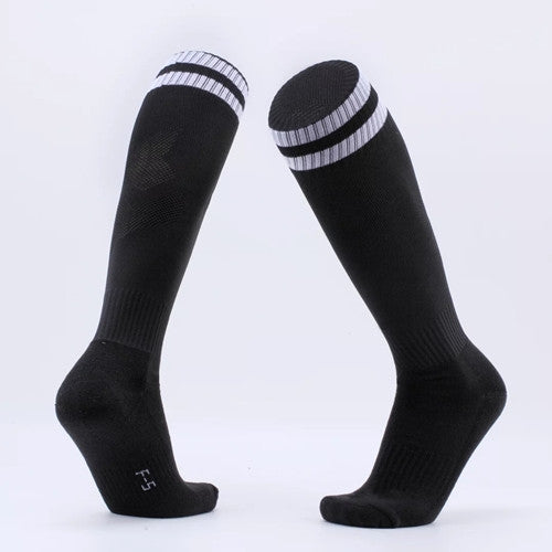 Children Football Socks Boys Soccer Sock Kid Above Knee Plain Socks Long Soccer Stockings Men Over Knee High Sock, Kids Size, Adult Size