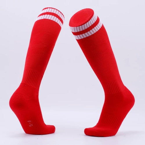 Children Football Socks Boys Soccer Sock Kid Above Knee Plain Socks Long Soccer Stockings Men Over Knee High Sock, Kids Size, Adult Size