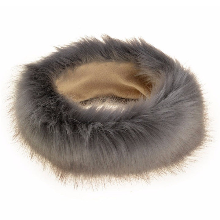 Unisex Winter Imitation Fur Headband Bomber Hat, L（58-60cm）