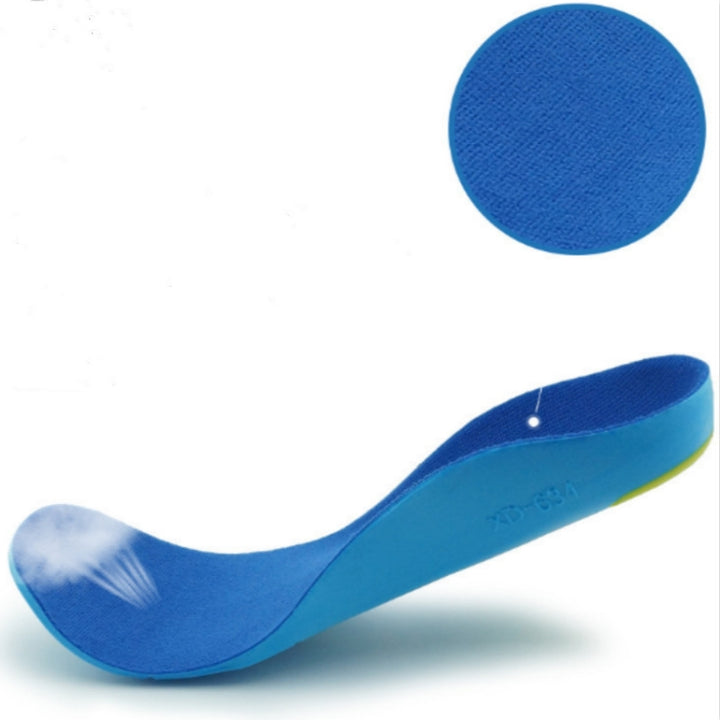 PU Breathable Children Flat Feet Eight-foot Orthopedic Insoles, 19-22（14.8cm）, 23-26(16.6cm), 27-29（18.7cm）, 30-32(20.6cm), 33-35(22.6cm）, 36-39（25.1cm）