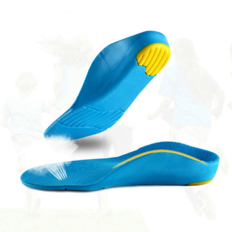 PU Breathable Children Flat Feet Eight-foot Orthopedic Insoles, 19-22（14.8cm）, 23-26(16.6cm), 27-29（18.7cm）, 30-32(20.6cm), 33-35(22.6cm）, 36-39（25.1cm）