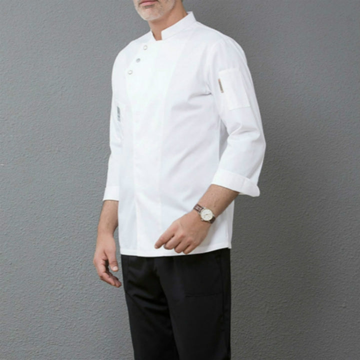 Men and Women Hotel Canteen Cake Baker Kitchen Long Sleeve Work Clothes, S, M, L, XL, XXL, XXXL, 4XL