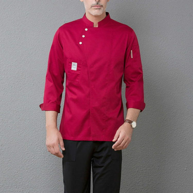 Men and Women Hotel Canteen Cake Baker Kitchen Long Sleeve Work Clothes, S, M, L, XL, XXL, XXXL, 4XL