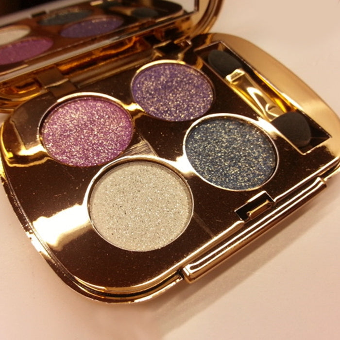 Professional  Eye Makeup Eyeshadow Palette Gold Smoky Cosmetics Makeup Palette Diamond Bright Glitter Eye Shadow