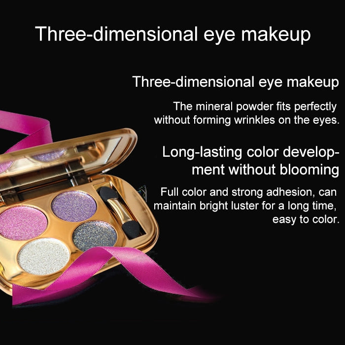 Professional  Eye Makeup Eyeshadow Palette Gold Smoky Cosmetics Makeup Palette Diamond Bright Glitter Eye Shadow