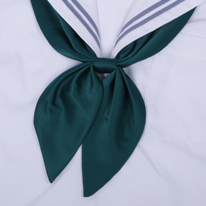 Women Polyester Silk Goldfish Knot Professional Bow Tie, Claret, Milky, Dark Green, Navy, Aqua Blue, Water Pink, Yellow, Khaki, Blue, Brown, Gray, Dark Red, Purple, White, Pink