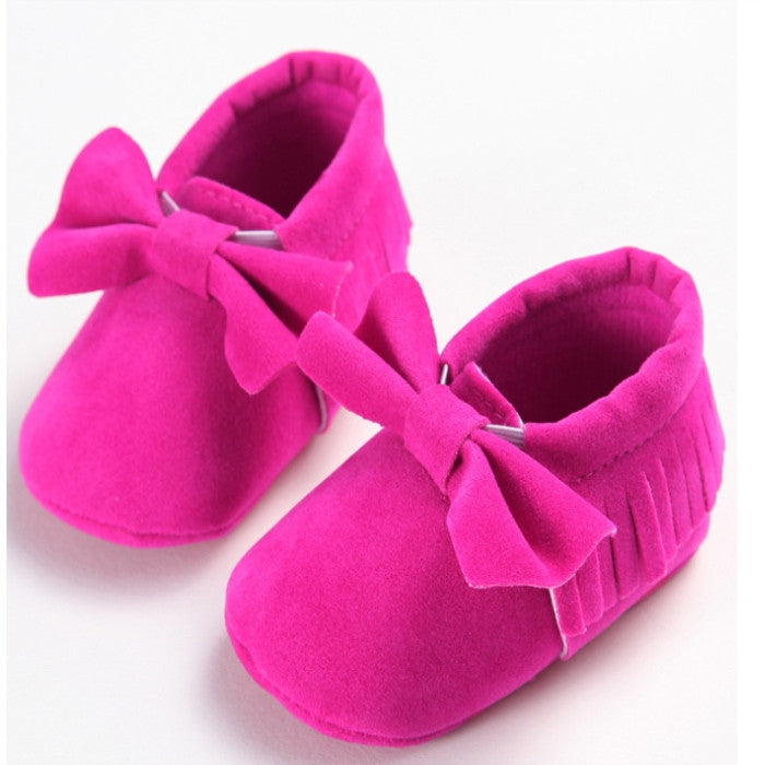 Baby Girls Shoes First Walkers Newborn Baby Moccasins Soft Sole Non-slip Footwear Shoes, 11cm, 12cm