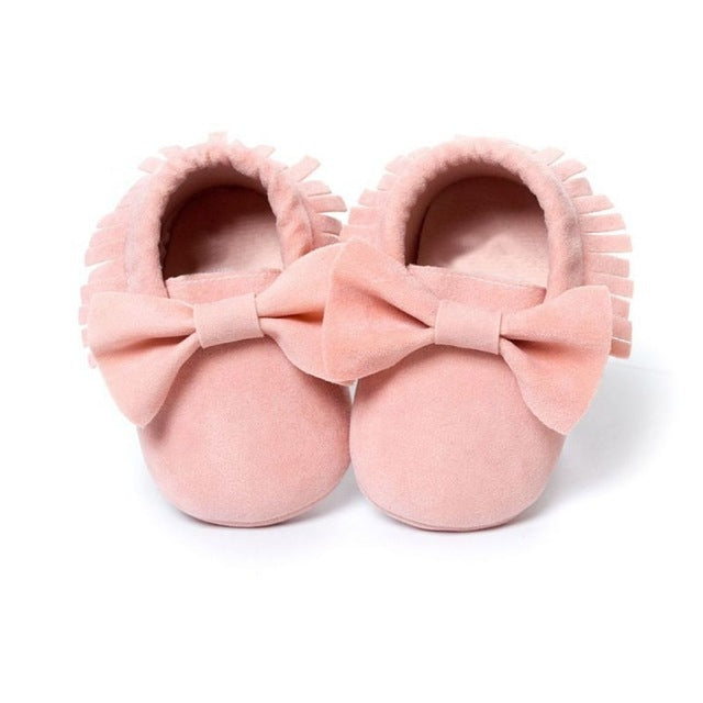 Baby Girls Shoes First Walkers Newborn Baby Moccasins Soft Sole Non-slip Footwear Shoes, 11cm, 12cm