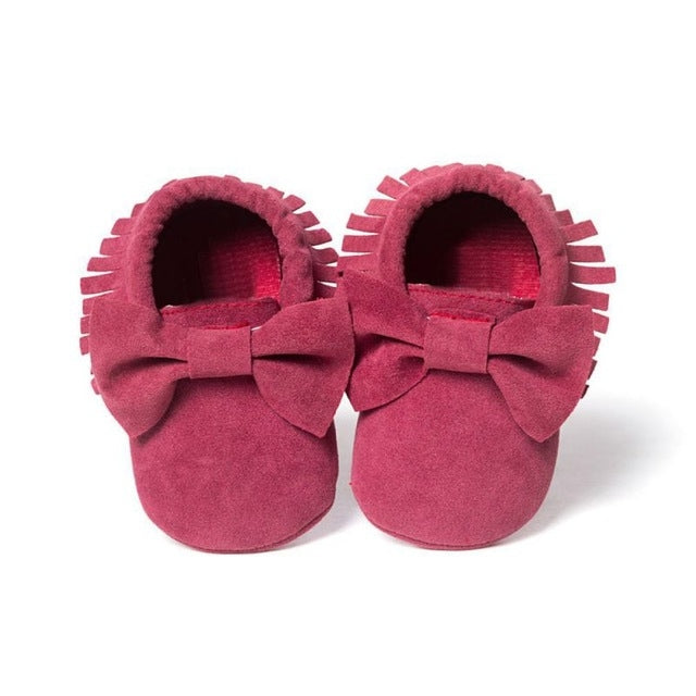 Baby Girls Shoes First Walkers Newborn Baby Moccasins Soft Sole Non-slip Footwear Shoes, 11cm, 12cm