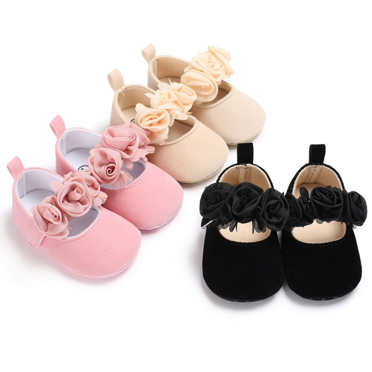 Lovely Flower Baby Girl Newborn Crib Shoes Soft Prewalker Anti-slip Baby Shoes, 11cm, 12cm, 13cm