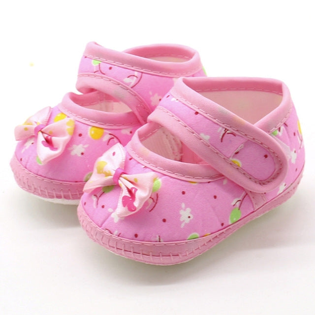 Baby Infant Shoes Girls Dot Lace Soft Sole Prewalker Warm Casual Flats Shoes, 11 size, 12 size