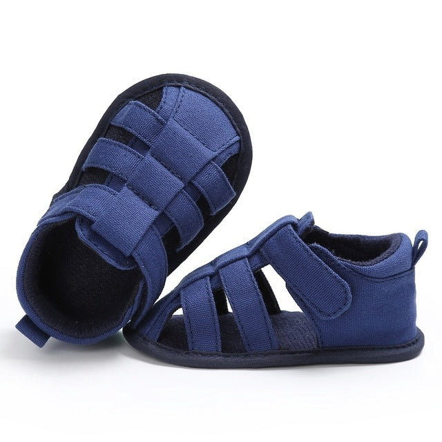 Baby Soft Bottom Canvas Toddler Shoes Breathable Sandals, 11cm, 12cm, 13cm