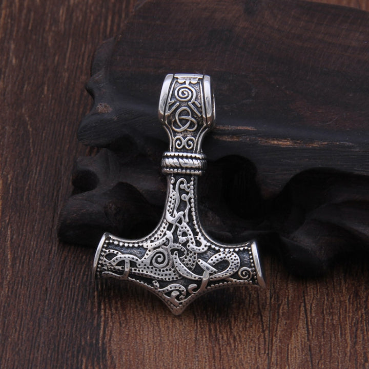 Mjolnir Pendant Viking Protective Talisman Hammer Necklace, TBD074879001A, TBD074879001C, TBD074879001F, TBD074879001B, TBD074879001D, TBD074879001E