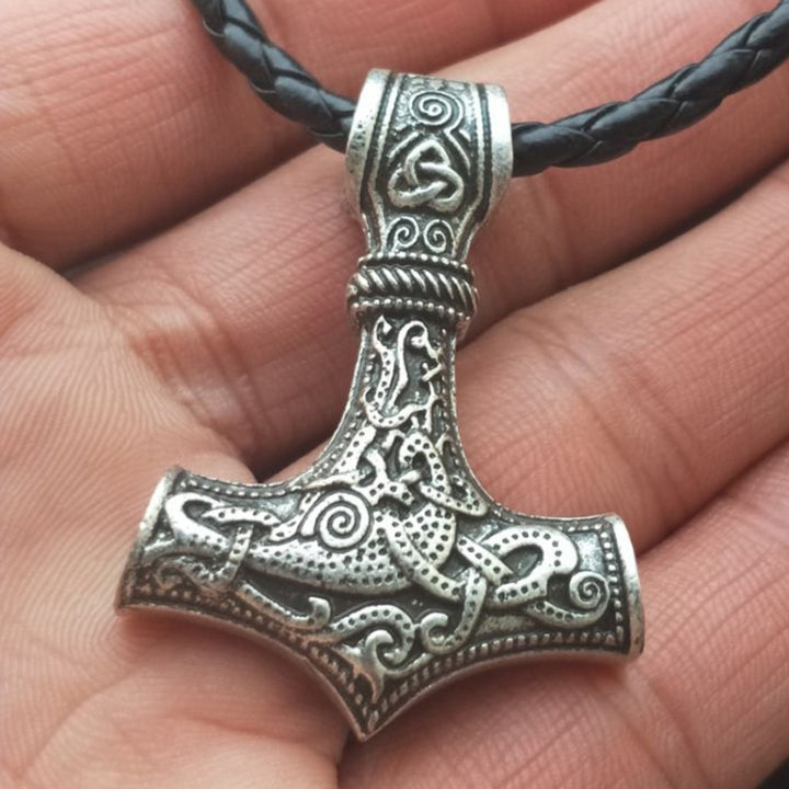 Mjolnir Pendant Viking Protective Talisman Hammer Necklace, TBD074879001A, TBD074879001C, TBD074879001F, TBD074879001B, TBD074879001D, TBD074879001E