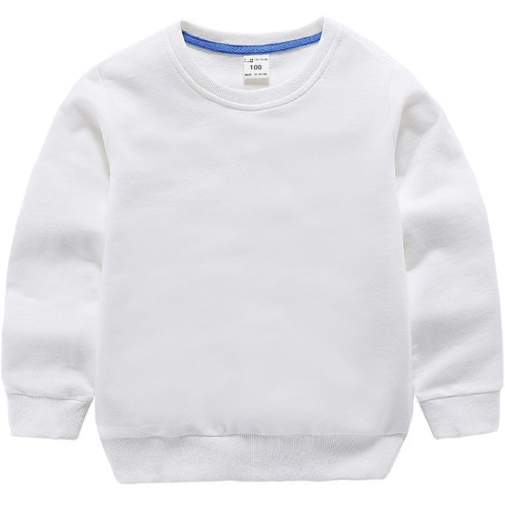 Autumn Solid Color Bottoming Children's Sweatshirt Pullover, 80cm, 90cm