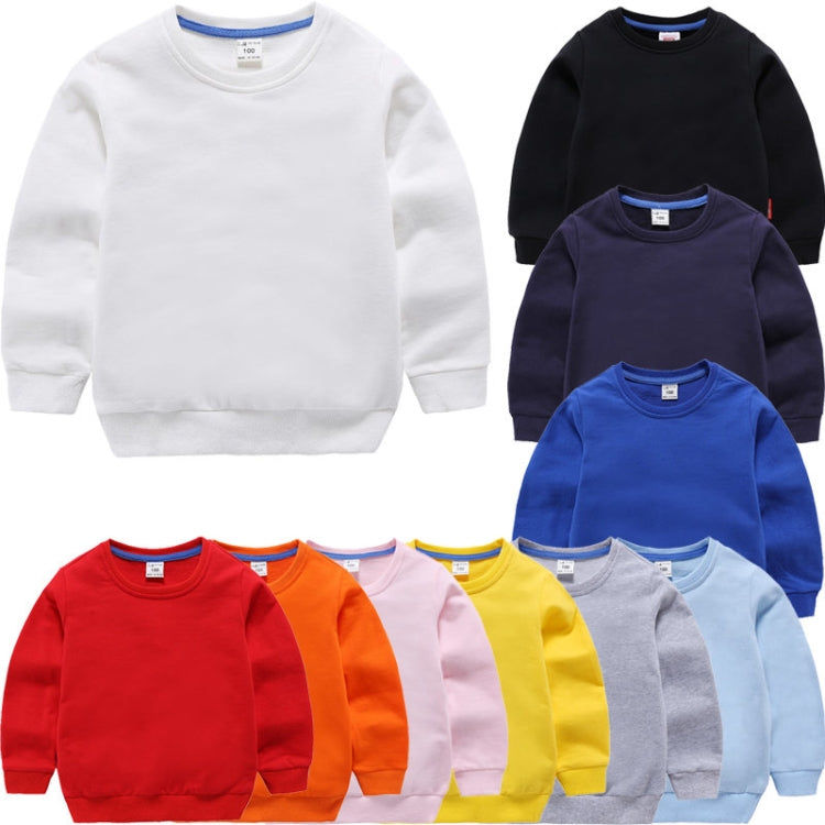 Autumn Solid Color Bottoming Children's Sweatshirt Pullover, 80cm, 90cm