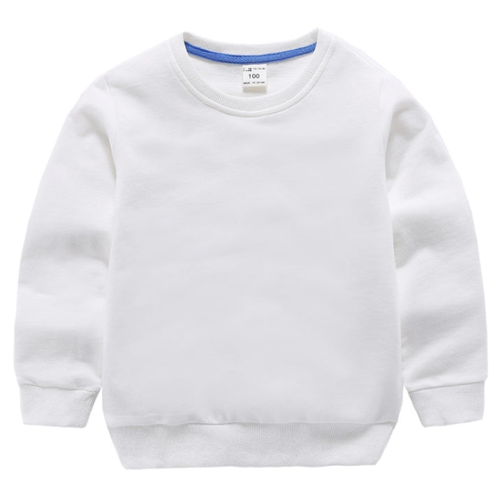 Autumn Solid Color Bottoming Children's Sweatshirt Pullover, 80cm, 90cm