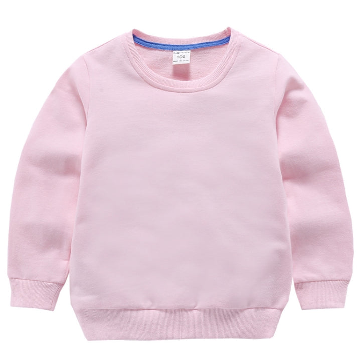 Autumn Solid Color Bottoming Children's Sweatshirt Pullover, 80cm, 90cm