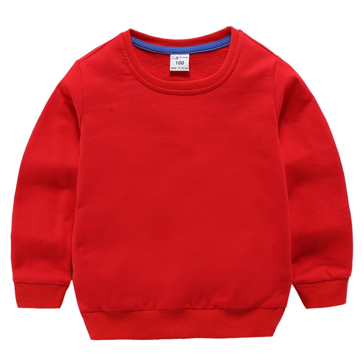 Autumn Solid Color Bottoming Children's Sweatshirt Pullover, 80cm, 90cm