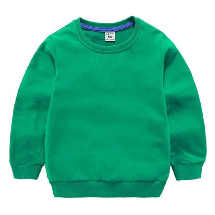 Autumn Solid Color Bottoming Children's Sweatshirt Pullover, 80cm, 90cm