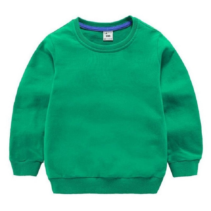 Autumn Solid Color Bottoming Children's Sweatshirt Pullover, 80cm, 90cm