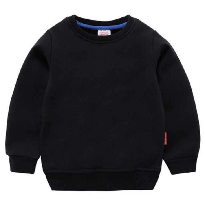 Autumn Solid Color Bottoming Children's Sweatshirt Pullover, 80cm, 90cm