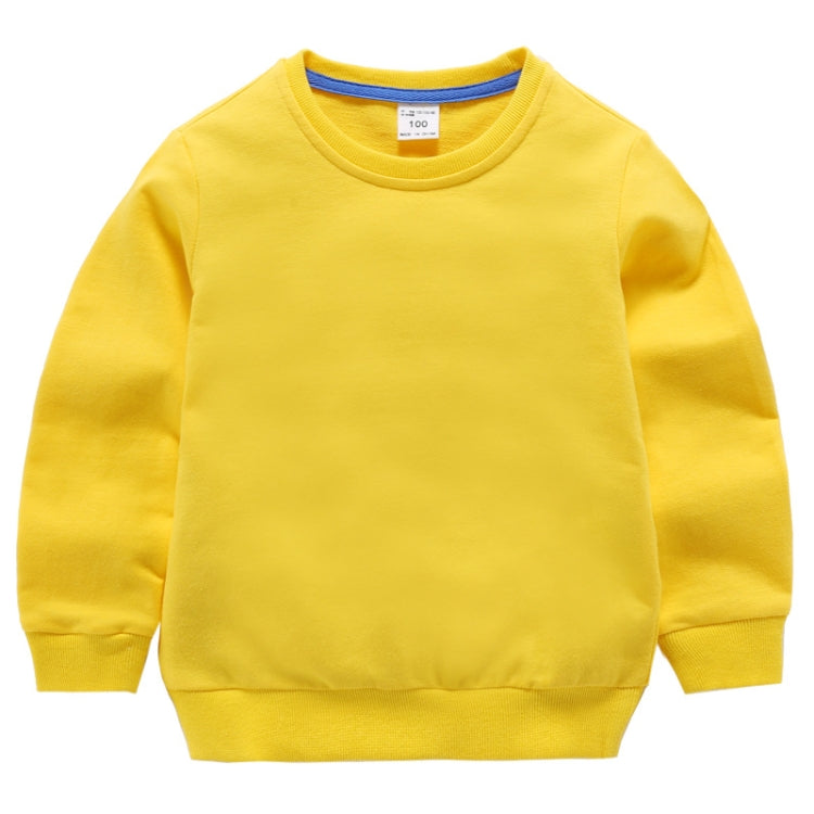 Autumn Solid Color Bottoming Children's Sweatshirt Pullover, 120cm, 130cm