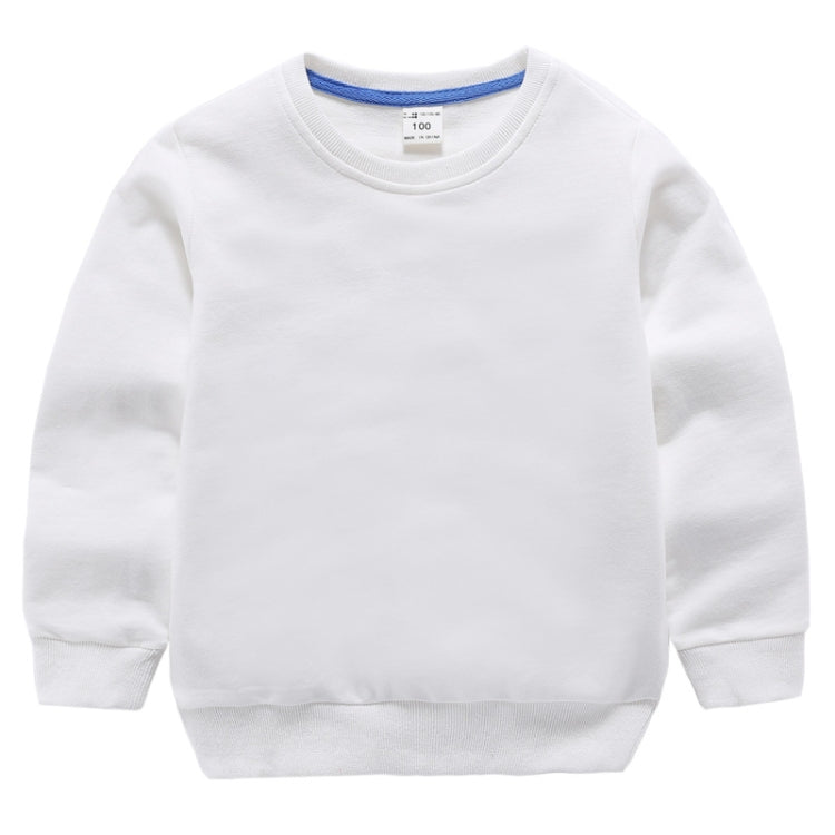 Autumn Solid Color Bottoming Children's Sweatshirt Pullover, 120cm, 130cm