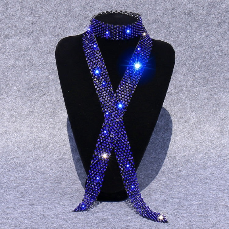 Women Sequined Rhinestone Bow Tie Dance Costume Accessories, White Diamond on White, Colorful Diamond on White, White Diamond on Black, Gun Black Diamond on Black, Red Diamond on Black, Blue Diamond on Black, Gold Diamond on Black