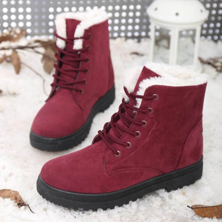 Ladies Cotton Shoes Plus Velvet Snow Boots, 35, 36, 37, 38, 39, 40