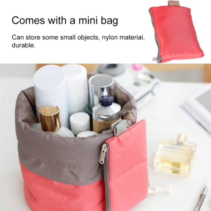 Large-capacity Cosmetic Bag Travel Suit Wash Bag Outdoor Waterproof Storage Bag Cylinder Wash Bag