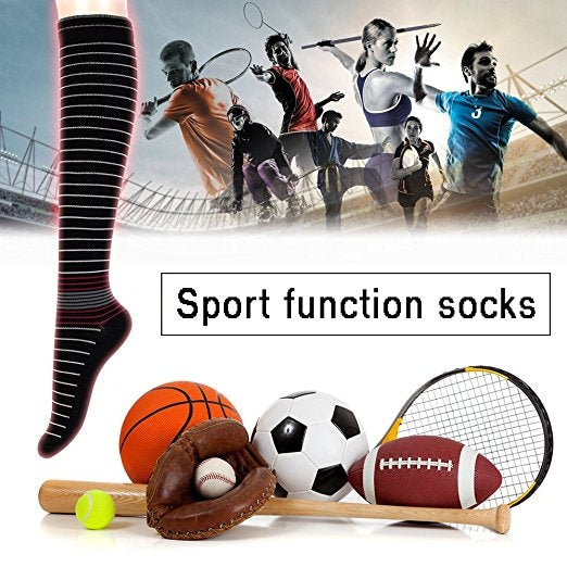 Outdoor Cycling Running Quick-Drying Breathable Adult Sports Socks, S/M, L/XL