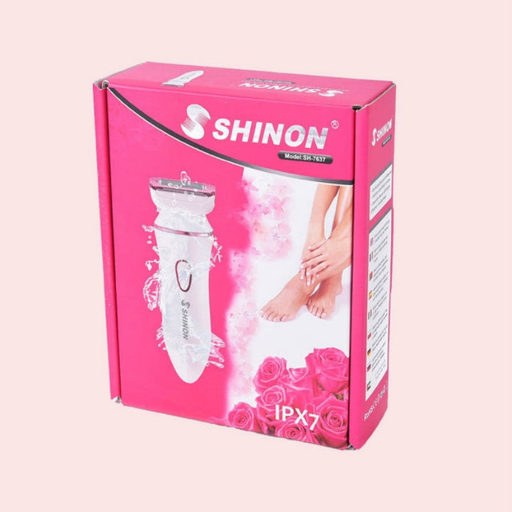 SHINON Lady Waterproof Electric Epilator, EU Plug