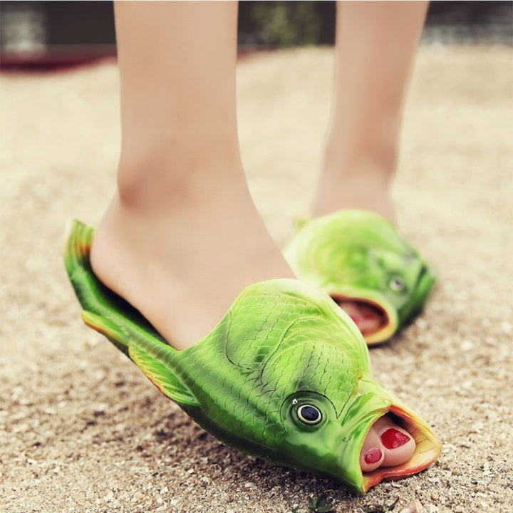 Fish Style EVA Material Summer Beach Sandals Simulation Fish Beach Slippers for Children and Women, Size: 34#, Size: 34#