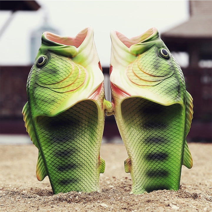 Fish Style EVA Material Summer Beach Sandals Simulation Fish Beach Slippers for Men, Size: 43#, Size: 43#