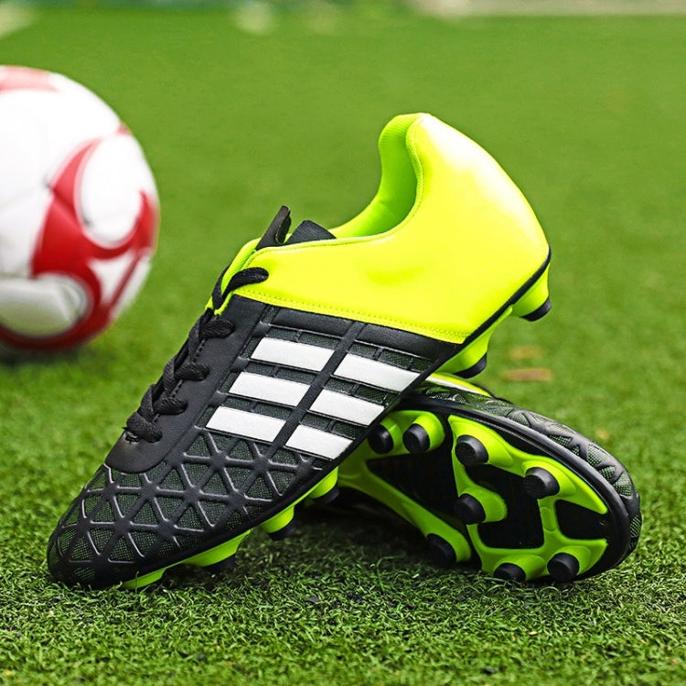 Comfortable and Lightweight PU Soccer Shoes for Children & Adult, 31, 32, 33, 34, 35, 36, 37, 38, 39, 40