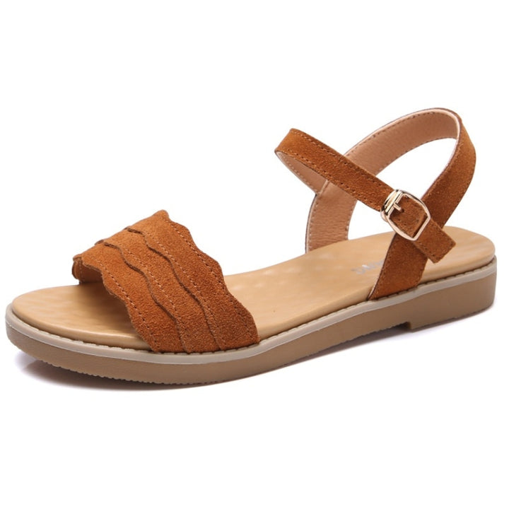 Suede Flat Bottom Non-slip Wearable Lightweight Sandals for Women, 35, 36, 37, 38, 39, 40