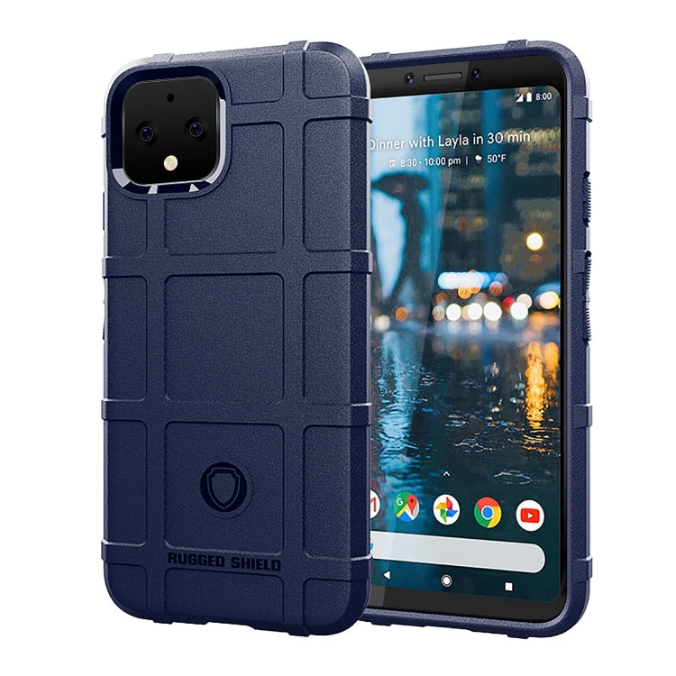 Shockproof Protector Cover Full Coverage Silicone Case for Google Pixel 4, For Google Pixel 4