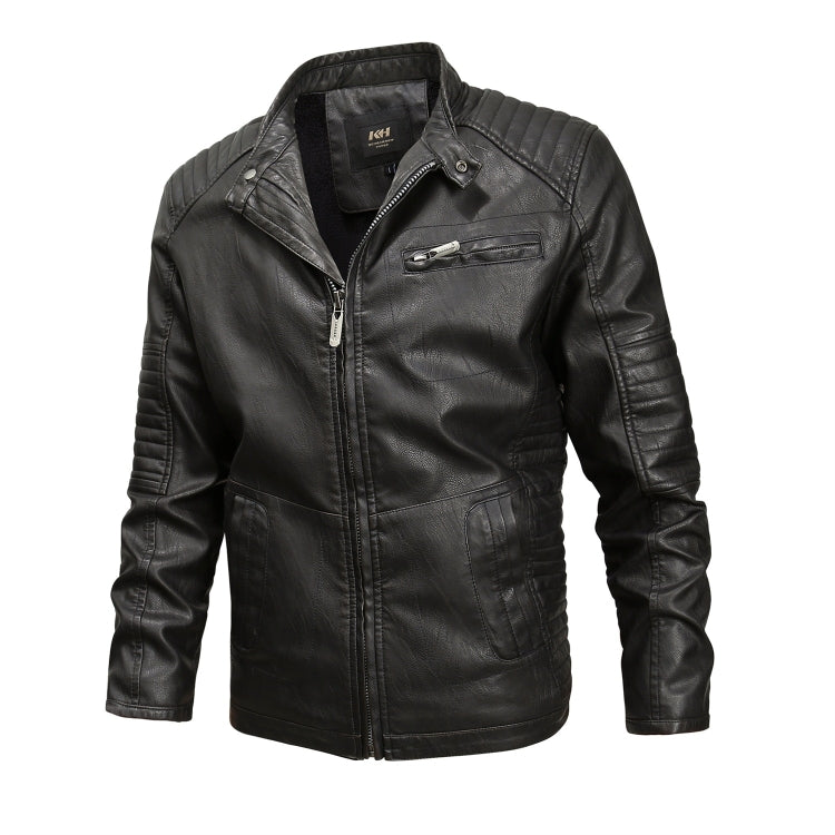 Fashionable Men Leather Jacket, M, L, XL, XXL, XXXL, 4XL