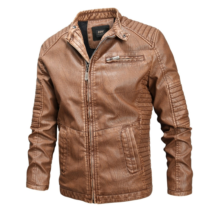 Fashionable Men Leather Jacket, M, L, XL, XXL, XXXL, 4XL