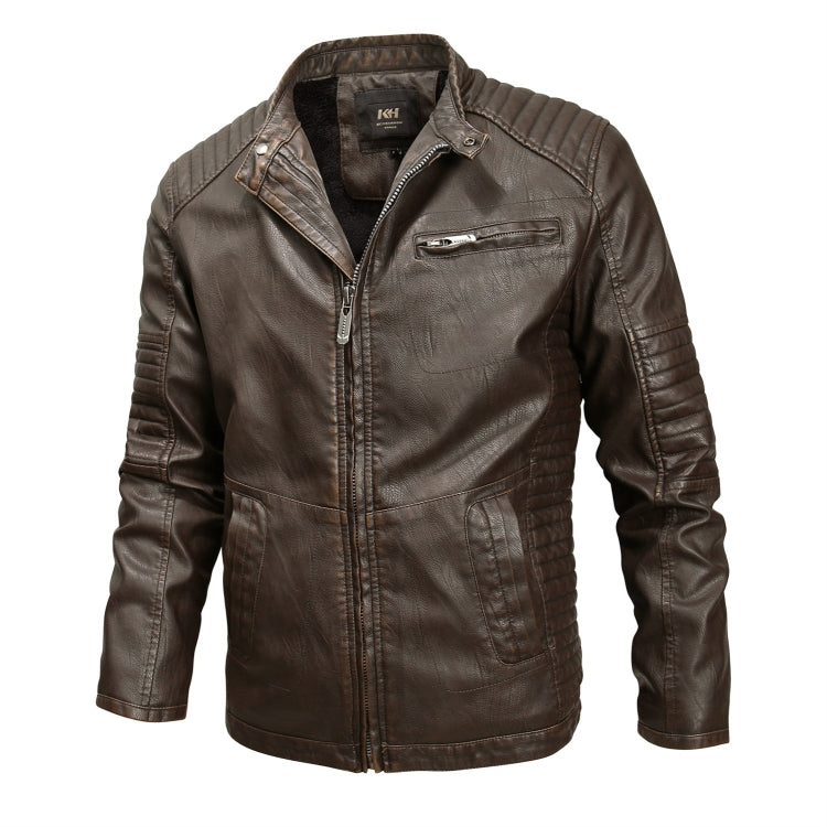 Fashionable Men Leather Jacket, M, L, XL, XXL, XXXL, 4XL