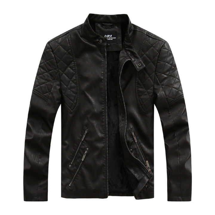 Autumn And Winter Fashion Tide Male Leather Jacket, M, L, XL, XXL, XXXL, 4XL