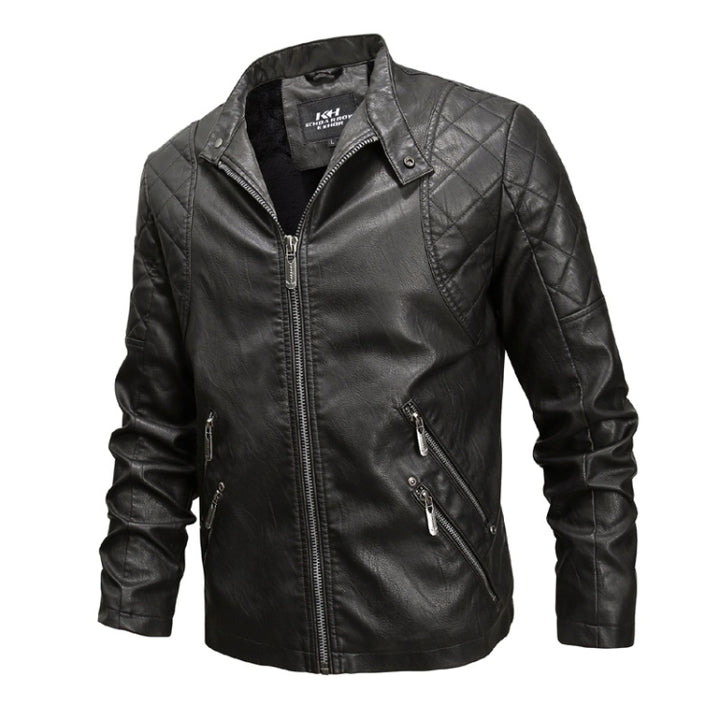 Autumn And Winter Fashion Tide Male Leather Jacket, M, L, XL, XXL, XXXL, 4XL