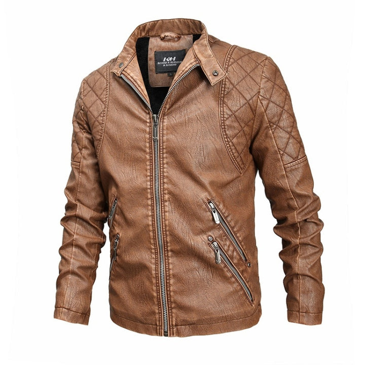 Autumn And Winter Fashion Tide Male Leather Jacket, M, L, XL, XXL, XXXL, 4XL