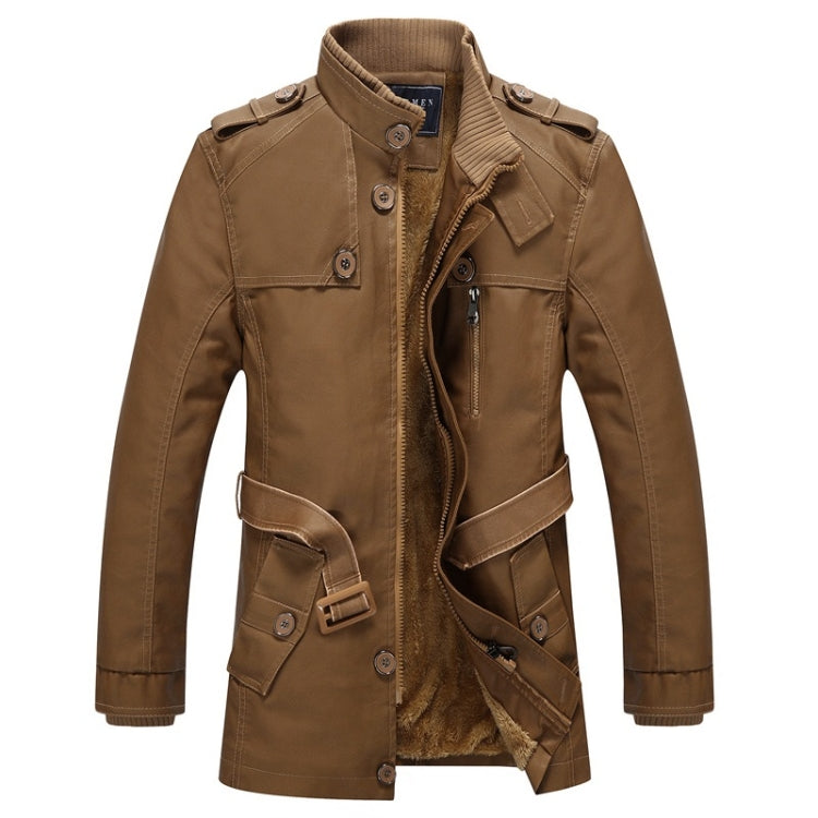 Men Long Style Leather Jacket Coat, M, L, XL, XXL, XXXL, XXXXL