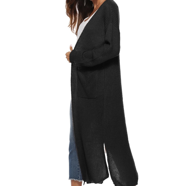 Irregular Thick Long Coat, S, M, L, XL, XXL