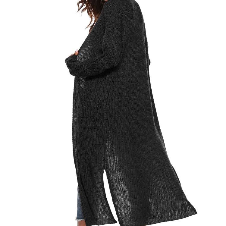 Irregular Thick Long Coat, S, M, L, XL, XXL