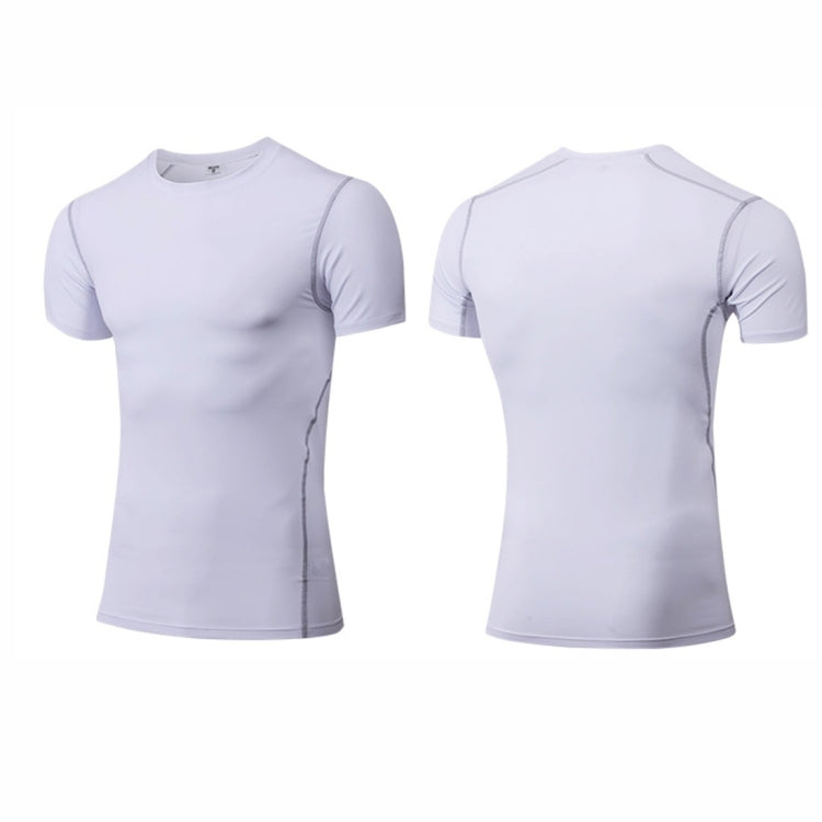 Stretch Quick Dry Tight T-shirt Training Bodysuit, S, M, L, XL