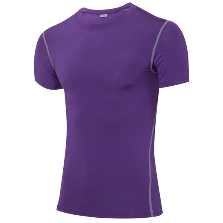 Stretch Quick Dry Tight T-shirt Training Bodysuit, S, M, L, XL