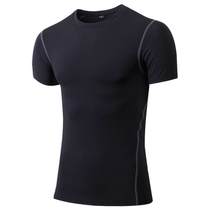 Stretch Quick Dry Tight T-shirt Training Bodysuit, S, M, L, XL